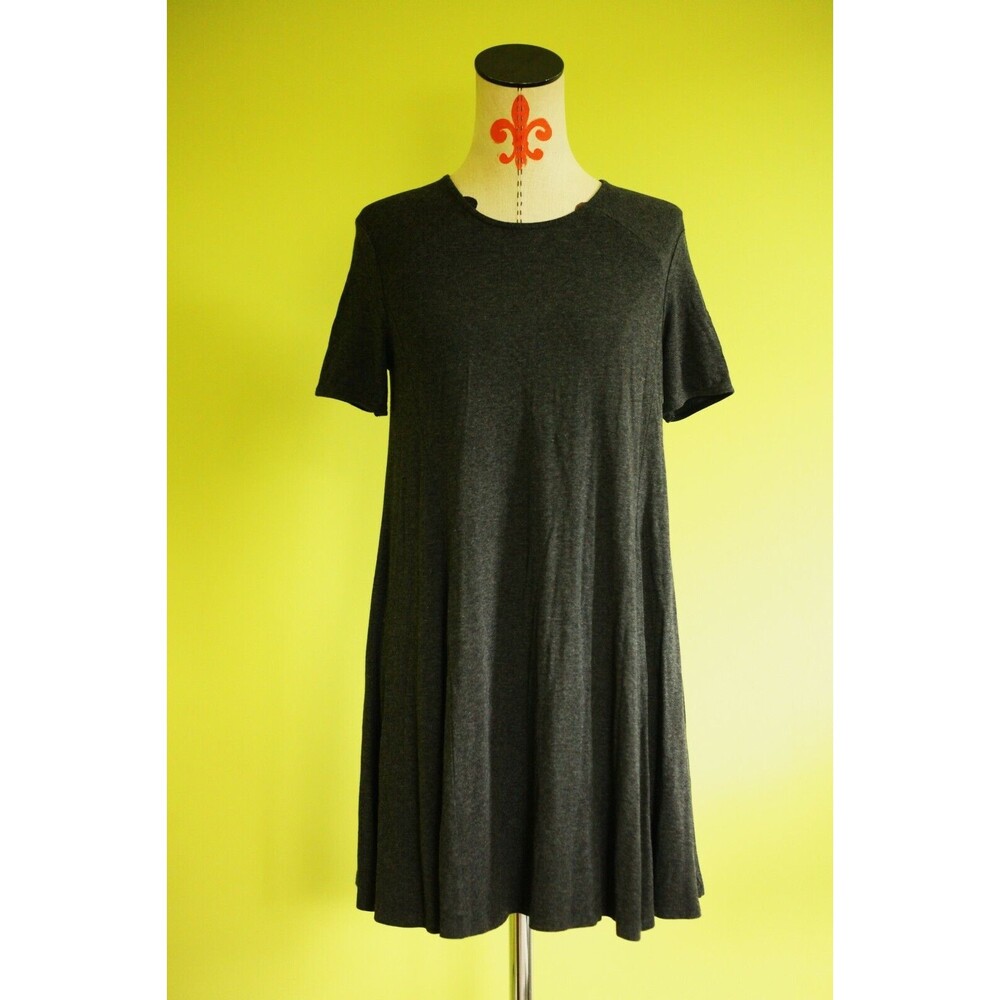 Abercrombie & Fitch Womens Sz S Viscose Swing Dress Short Sleeve Back Zipper